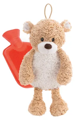 Zdjęcie produktu dla Termofor Nici "Bär Finni", kolor karmelowy, pojemność 300 ml, wysokość 34 cm