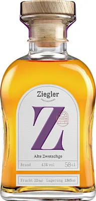 Produktbild von Ziegler Alte Zwetschge 0,5l, alc. 43 Vol.-%, Deutscher Edelbrand