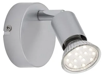 Obrázek produktu pro Briloner Picco LED nástěnné svítidlo s 1 světelným bodovým otočným reflektorem titanové barvy