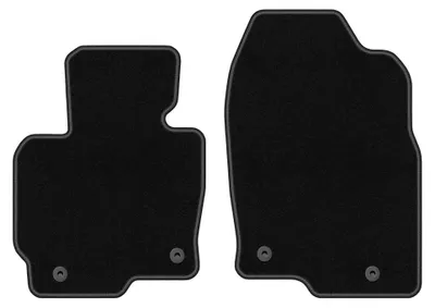 Image de Tapis avant en moquette pour Mazda CX-5 I 2012-2017 (SUV) – 2 pièces, noirs, sur mesure – Wielganizator BASIC