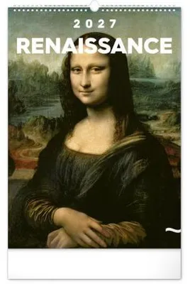 Image de NOTIQUE : Calendrier mural Renaissance 2027, format 33 x 46 cm