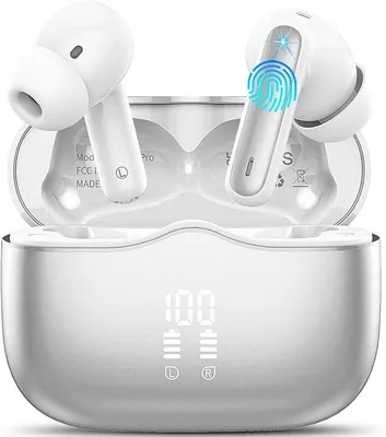 Produktbild von In Ear Kopfhörer Kabellos Bluetooth 5.4 mit 4 ENC Noise Cancelling Mics, 2025 Kabellose Kopfhörer 40Std Aktualisierte Bluetooth-5.4-Technologie
