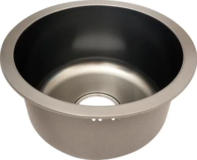 Image de Lavabo, rond, à vasque unique, facile à nettoyer, gris
