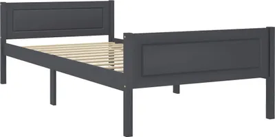 Obrázek produktu pro vidaXL Postel z masivu Grey Pine 100x200 cm