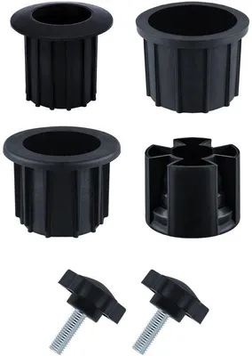 Produktbild von Regenradierer-Ersatzteile - Regenradierer-Aufsatzteile - 6 Stück - schwarz