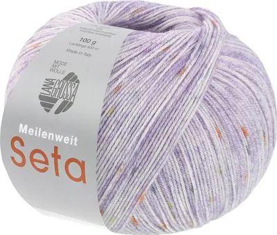 Produktbild von Lana Grossa MEILENWEIT 100 g SETA BORNEO 4-fach Merino-Sockenwolle 420 m Farbe 3458