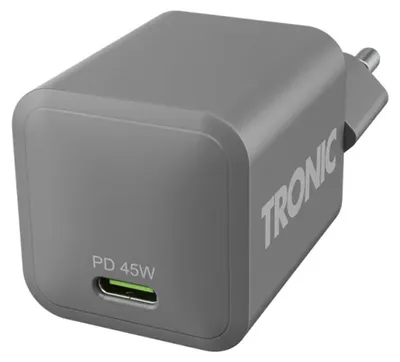 Produktbild von TRONIC® Schnellladegerät Nano GaN, 45 W, USB-C max. 45 W PD-kompatible Geräte
