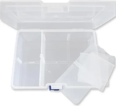Obrázek produktu pro Sortierkasten Perlen Box, transpartent, 16,5 x 12 x 5,8 cm, 6 Fächer