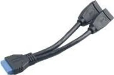 Productafbeelding van Interne USB 3.0 naar externe USB 3.0 adapter - 15 cm