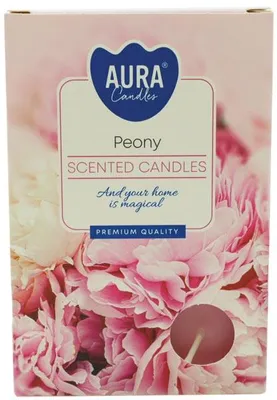 Obrázok produktu pre Vonná sviečka 6 x 6 čajových sviečok s vôňou pivonky - Peony Set