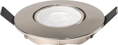 Produktbild von C-Light LED Einbaustrahler Alu gebürstet schwenkbar 230V 4,5W warmweiss 380 Lumen 3000K