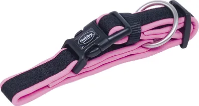 Obrázek produktu pro NOBBY Síťovaný límec Preno, růžový, M-L, D: 40-55 cm, Š: 25/35 mm
