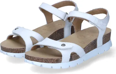 Produktbild von Panama Jack Damen Sandalen/ Sandaletten SULIA BASICS Weiß Glattleder Größe: 36