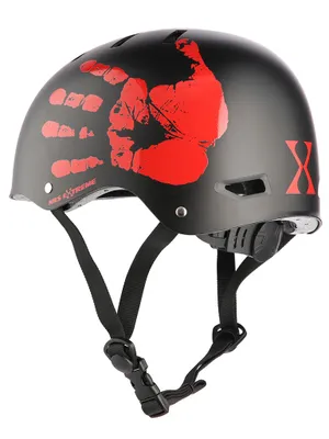 Produktbild von Nils Extreme Fahrradhelm für Erwache - Skaterhelm mit Größenanpassung - Stadthelm für Fahrrad und Roller - Schwarz - L - MTW03
