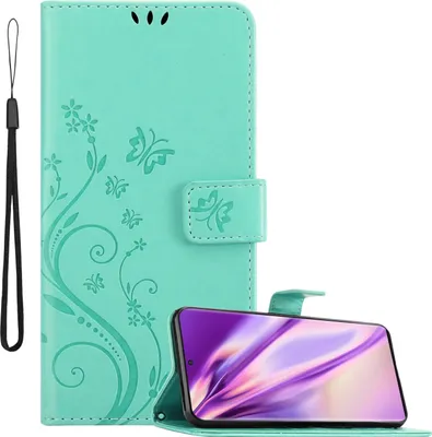 Obrázok produktu pre Cadorabo puzdro pre Samsung Galaxy NOTE 20 ULTRA Protective Case in Turquoise Ochranný kryt mobilného telefónu puzdro Flowers Flower