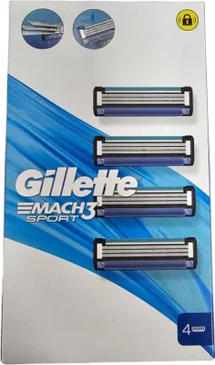 Immagine prodotto di 4x ricariche GILLETTE Mach3 Sport