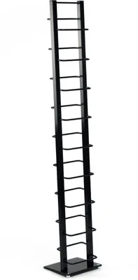 Obrázok produktu pre DIZAJNOVÝ STOJAN NA CD "TOWER" | 138 cm, kovový | na 126 CD | farba: čierna