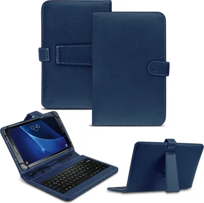 Produktbild von Schutzhülle Tastatur Für Samsung Galaxy Tab A6 10.1 Tasche Keyboard Hülle Cover