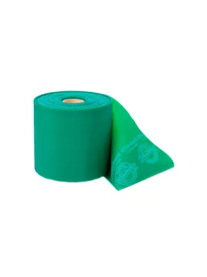Produktbild von TheraBand® latexfrei Übungsband 45,5m GRÜN Schwer Sparpack