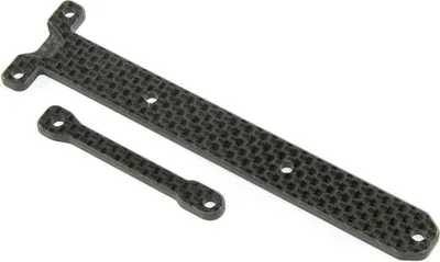 Produktbild von Losi Carbon Chassis Brace Support Set: 22X-4