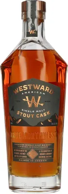 Produktbild von Westward American Single Malt Whiskey Stout Cask 46% Vol. 0,7l