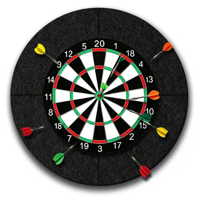 Productafbeelding van Dartbord Wandbeschermers - Rond - Maat M