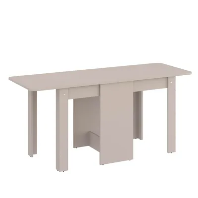 Produktbild von KOMTO Klapptisch – Esstisch klappbar für 2-4 Personen, platzsparender Küchentisch, faltbar für kleine Räume Kaschmir | MOVA 163 x 60 x 72,6 cm