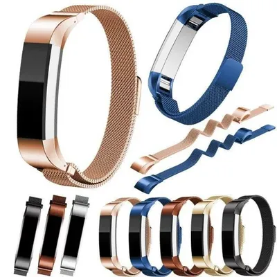 Produktbild von By Qubix passend für Fitbit Alta HR Milanaise-Armband - Größe: Small - Lila