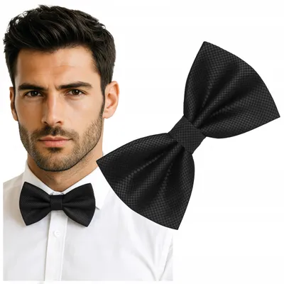 Produktbild von Luvu Herrenfliege Elegant Verstellbar Schwarz