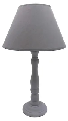Immagine prodotto di Lampada da tavolo Clayre & Eef, colore grigio, in legno
