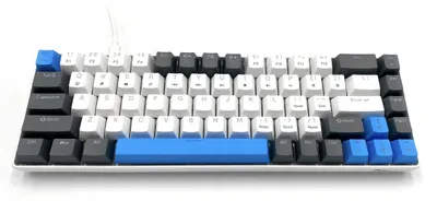 Produktbild von Media-tech TSC118241 Mechanische Gaming-Tastatur RGB 60% Weiß