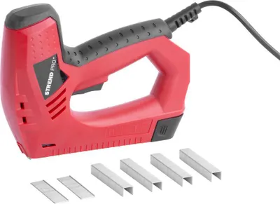 Obrázek produktu pro Elektrická sponkovačka Strend Pro J-123, elektrická, sponky 8-14 mm, hřebíky 15 mm