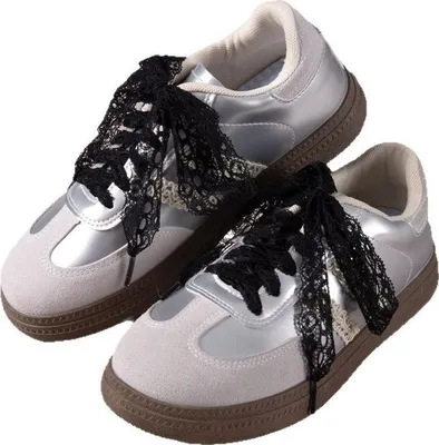 Immagine prodotto di INF Lacci per Scarpe in Pizzo 120cm 2 Paia Multicolore in Poliestere per Scarpe Sportive e Casual Nero