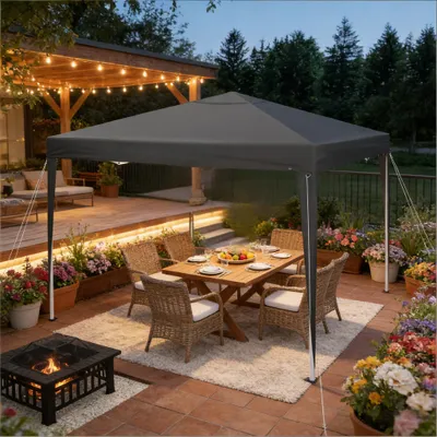 Immagine prodotto di Gazebo per feste con borsa da trasporto, tenda da tetto pieghevole, gazebo portatile, per uso esterno (solo con gazebo)
