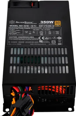 Zdjęcie produktu dla Silverstone FX350-G, 350 W, 90 - 264 V, 47 - 63 Hz, Aktywne, 90 W, 350 W