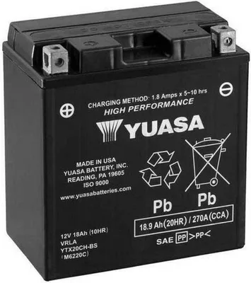 Immagine prodotto di Yuasa Ytx20ch-bs Batteria Agm Argento Argento Taglia Unica