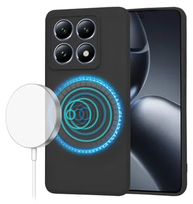 Zdjęcie produktu dla Techsuit SoftFlex MagSafe etui do Xiaomi 14T Pro – czarne (Black)