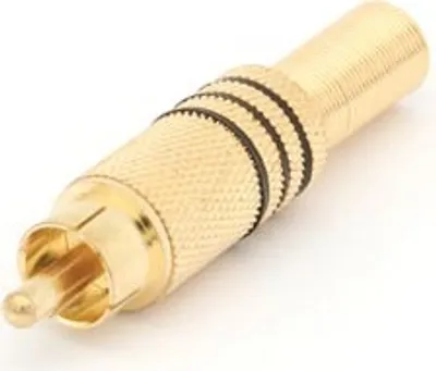 Image de Connecteur Cinch - Doré - Noir