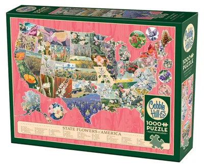 Produktbild von Cobble Hill State Flowers of America, 1000 Stück(e)