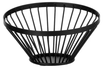 Produktbild von Obstkorb, Brotkörbe, abgerundet, ø150x(H)80mm, Schwarz