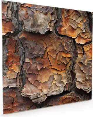 Produktbild von Küchenrückwand Spritzschutz Glas mit Motiv Baumrindenstruktur 40 x 40 cm