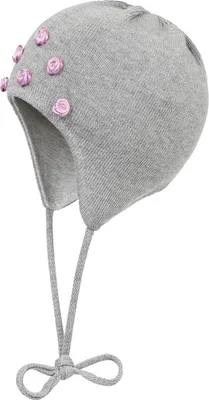 Immagine prodotto di Cappello da bambino Döll con rose - grigio, 100% cotone