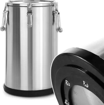 Produktbild von 35L Stahl Thermobehälter für Lebensmittel - Hendi 710302