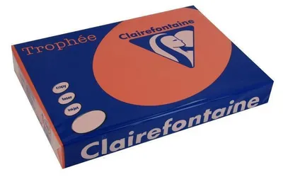 Produktbild von Clairefontaine 1217C Trophée Ziegelrot 120g/m² DIN-A4 - 250 Blatt