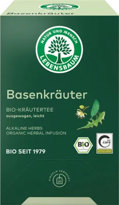 Produktbild von Basenkräuter Gastro 30g - Schwarztee von Lebensbaum
