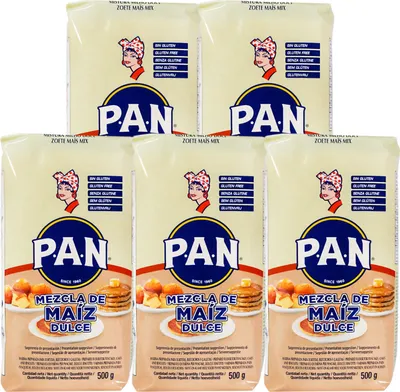 Produktbild von Harina Pan süße Maisstärke Mix 5x500g für Arepas