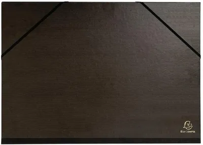 Immagine prodotto di Cartella da disegno A3 con elastico nero Confezione da 10 pz