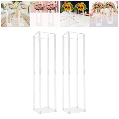 Produktbild von Transparentes 2-teiliges Acryl-Displayregal von 80 cm