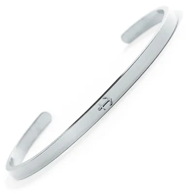 Produktbild von BERGERLIN Anker Armband – Armband mit Anker aus Edelstahl in Silber