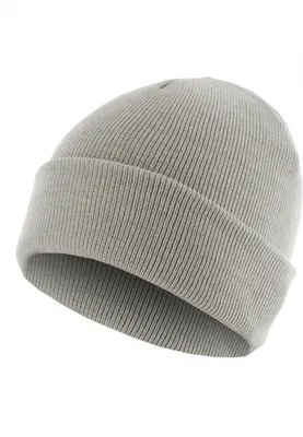Produktbild von MSTRDS Beanie Beanie Basic Flap Lightgrey